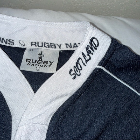 Scotland Kids Rugby Jersey - Blue and White - Picture 3 of 7